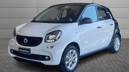 Brugt Smart ForFour Prime 71 HK (52 kW) 2016 Hvid Hatchback