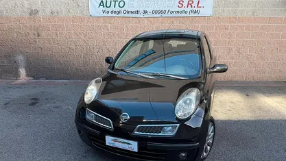 Usata Nissan Micra Acenta 88 CV (64 kW) 2008 Nero Berlina