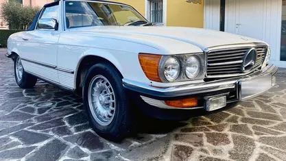 Usata Mercedes SL380 204 CV (150 kW) 1983 Bianco Cabrio
