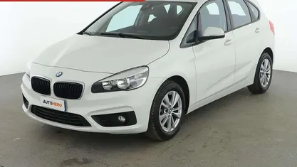 Usata BMW 218 Active Tourer Advantage 136 CV (100 kW) 2016 Bianco Monovolume
