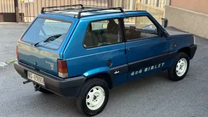 Usata Fiat Panda 4x4 50 CV (36 kW) 1990 Blu Utilitaria