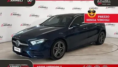 Usata Mercedes A180 Premium 136 CV (100 kW) 2020 Blu Berlina