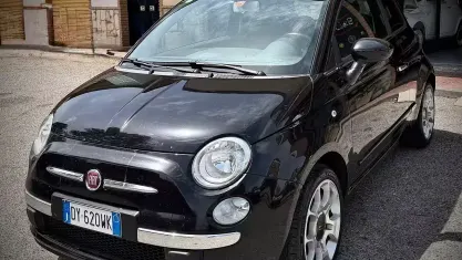Usata Fiat 500 Sport 69 CV (50 kW) 2009 Nero Cabrio