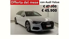 Bianco ghiaccio Usata 2023 Audi A6 Business Station wagon | 45.900 € (Buon prezzo)
