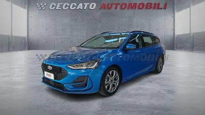 Usata Ford Focus ST-Line 116 CV (85 kW) 2023 Blu Station wagon