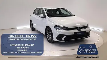 Usata VW Polo Life 95 CV (69 kW) 2023 Bianco Utilitaria
