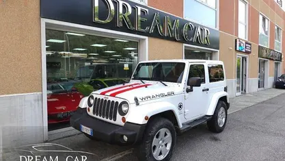 Usata Jeep Wrangler Sahara 200 CV (147 kW) 2011 Bianco perlato SUV