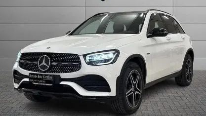 Usata Mercedes GLC300 Premium Plus 306 CV (225 kW) 2021 Bianco SUV