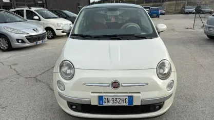 Usata Fiat 500 Lounge 75 CV (55 kW) 2009 Bianco Cabrio