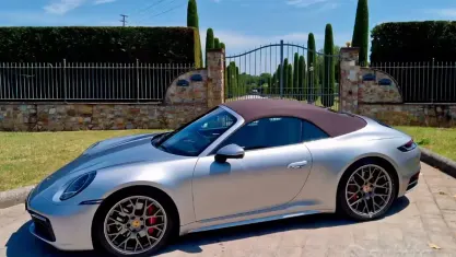 Usata Porsche 992 450 CV (330 kW) 2019 Grigio Cabrio