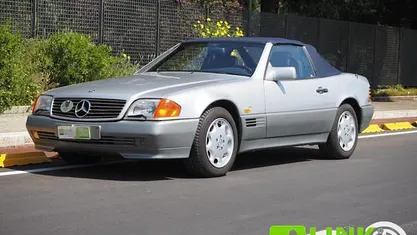 Usata Mercedes SL300 231 CV (169 kW) 1992 Argento Cabrio