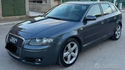 Usata Audi A3 Attraction 105 CV (77 kW) 2009 Grigio Utilitaria