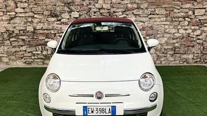 Usata Fiat 500C Lounge 69 CV (50 kW) 2014 Bianco Cabrio
