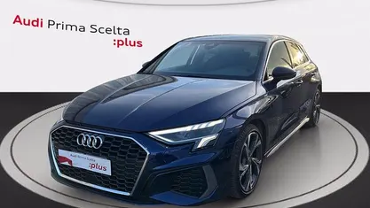Blu navarra met Usata 2022 Audi A3 S-Line Tre volumi | 26.750 € (Buon prezzo)