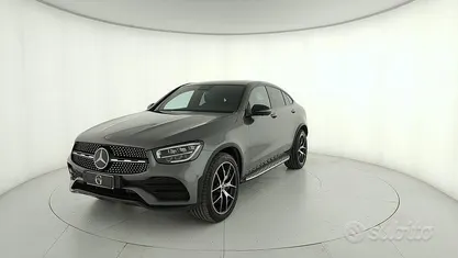 Selenitgrey metallic paint Usata 2022 Mercedes GLC400d Premium Plus Coupé | 52.900 € (Buon prezzo)