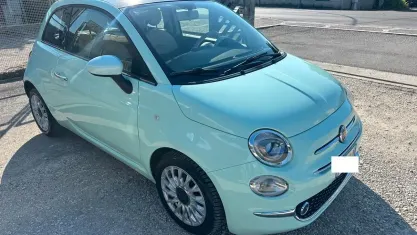 Usata Fiat 500 Lounge 85 CV (62 kW) 2015 Blu Berlina