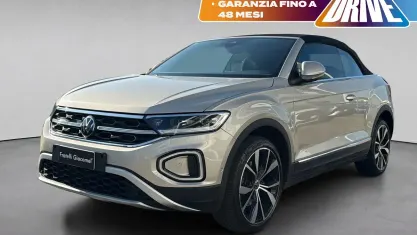 Usata VW T-Roc Cabriolet Style 150 CV (110 kW) 2023 Ivory silver metallizzato Cabrio