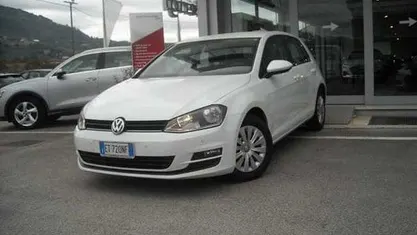 Usata VW Golf VII Trendline 86 CV (63 kW) 2014 Bianco Utilitaria