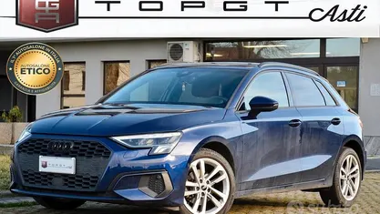 Usata Audi A3 Advanced Plus 116 CV (85 kW) 2022 Blu Berlina