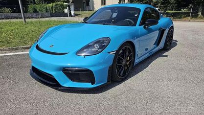 Usata Porsche 718 Cayman GT4 420 CV (308 kW) 2019 Blu/azzurro Coupé