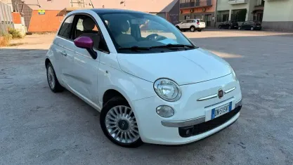 Usata Fiat 500 Lounge 69 CV (50 kW) 2009 Bianco Cabrio