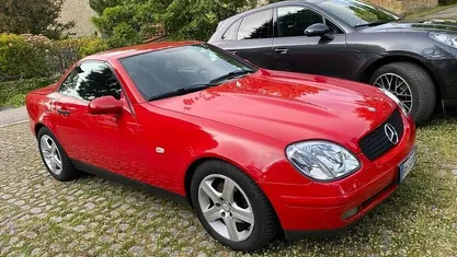 Usata Mercedes SLK200 163 CV (119 kW) 2000 Rosso Cabrio
