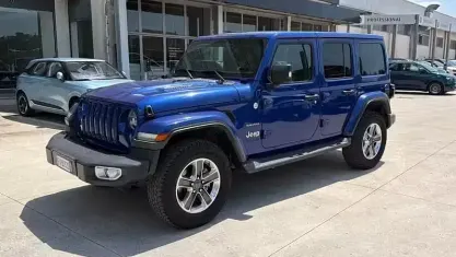Usata Jeep Wrangler Unlimited Sahara 200 CV (147 kW) 2019 Blu SUV