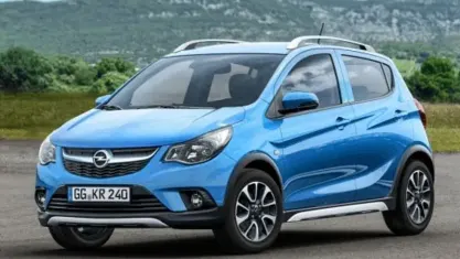 Usata Opel Karl Rocks 75 CV (55 kW) 2018 Nero Utilitaria