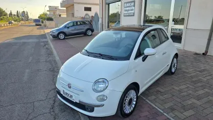 Usata Fiat 500 Lounge 69 CV (50 kW) 2012 Bianco Berlina