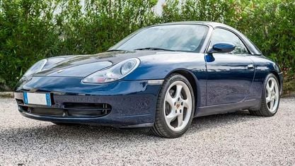 Usata Porsche 996 320 CV (235 kW) 2001 Blu Cabrio