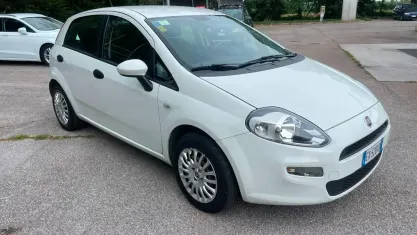 Usata Fiat Punto Lounge 75 CV (55 kW) 2014 Bianco Utilitaria