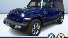 Blu metallizzato Usata 2018 Jeep Wrangler Unlimited Sahara SUV | 42.900 € (Buon prezzo)