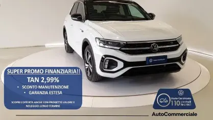 Usata VW T-Roc R-line 150 CV (110 kW) 2023 Bianco SUV