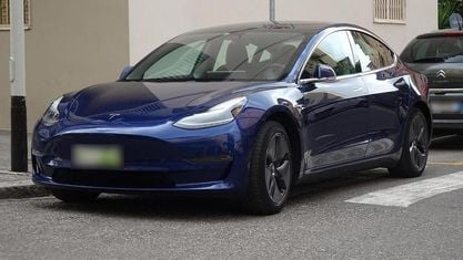 Usata Tesla Model 3 366 kW (498 CV) 2019 Blu Berlina