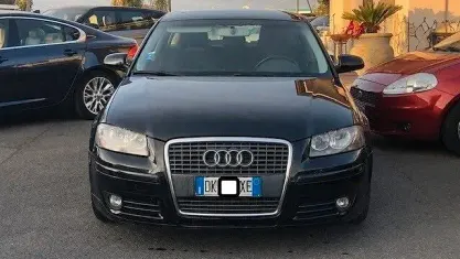 Usata Audi A3 Attraction 105 CV (77 kW) 2008 Nero Utilitaria