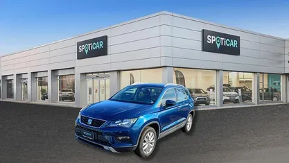 Usata Seat Ateca Ecomotive 116 CV (85 kW) 2018 Grigio colosseo SUV