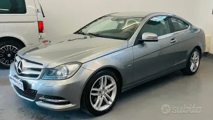 Usata Mercedes C220 Avantgarde 170 CV (125 kW) 2013 Grigio Coupé