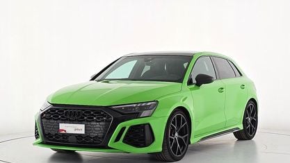 Usata Audi RS3 Sportback Ambiente 400 CV (294 kW) 2024 Verde Utilitaria