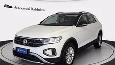 Bianco perla metalizzato tetto Usata 2022 VW T-Roc Life SUV | 21.900 € (Buon prezzo)