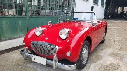 Usata Austin Healey Frogeye 48 CV (35 kW) 1960 Rosso Cabrio