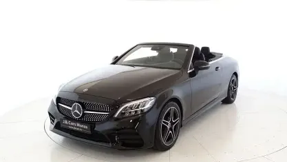 Usata Mercedes C200 Premium Plus 184 CV (135 kW) 2019 Nero Cabrio