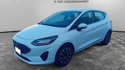 Second-hand Ford Fiesta Titanium 125 CP (91 kW) 2022 Alb Hatchback