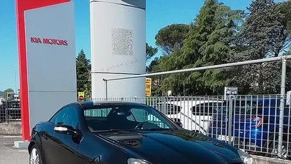 Usata Mercedes SLK200 163 CV (119 kW) 2004 Nero Cabrio