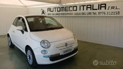 Usata Fiat 500 Lounge 69 CV (50 kW) 2009 Bianco Cabrio