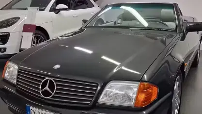 Usata Mercedes SL300 231 CV (169 kW) 1992 Grigio Cabrio