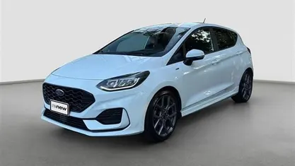 Begagnad Ford Fiesta ST-Line 125 HK (91 kW) 2023 Vit Halvkombi