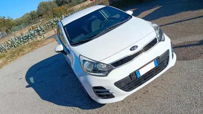 Usata Kia Rio 75 CV (55 kW) 2016 Bianco Utilitaria