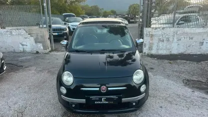 Usata Fiat 500 75 CV (55 kW) 2009 Nero Cabrio