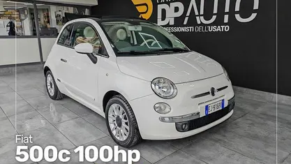 Usata Fiat 500C Lounge 101 CV (74 kW) 2011 Bianco Cabrio