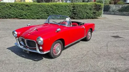 Usata Fiat 1200 58 CV (42 kW) 1950 Rosso Cabrio